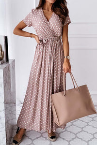 Boho Wrap Midi Dress