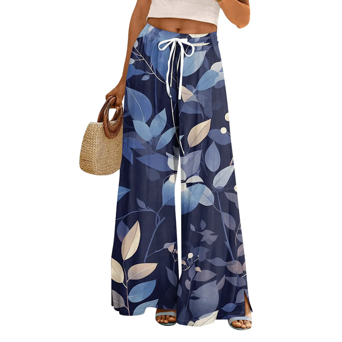Boho Wrap Pants blue