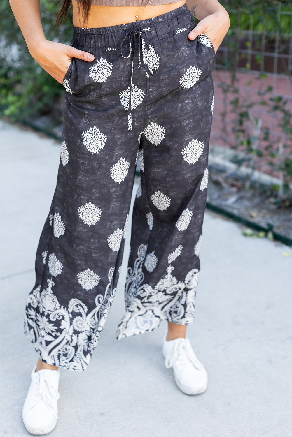 Boho Yoga Pants floral