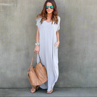 Boho t-shirt Maxi Dress1
