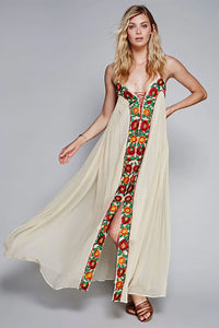 Cream Boho Dress