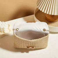 Crossbody Straw Bag