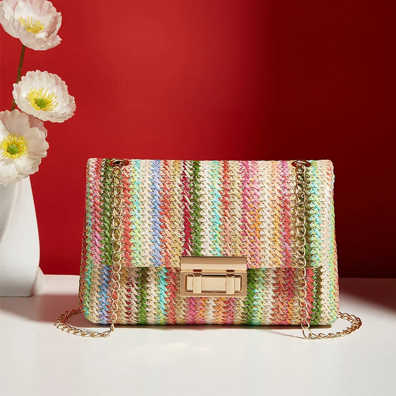 Crossbody Straw Bag beach