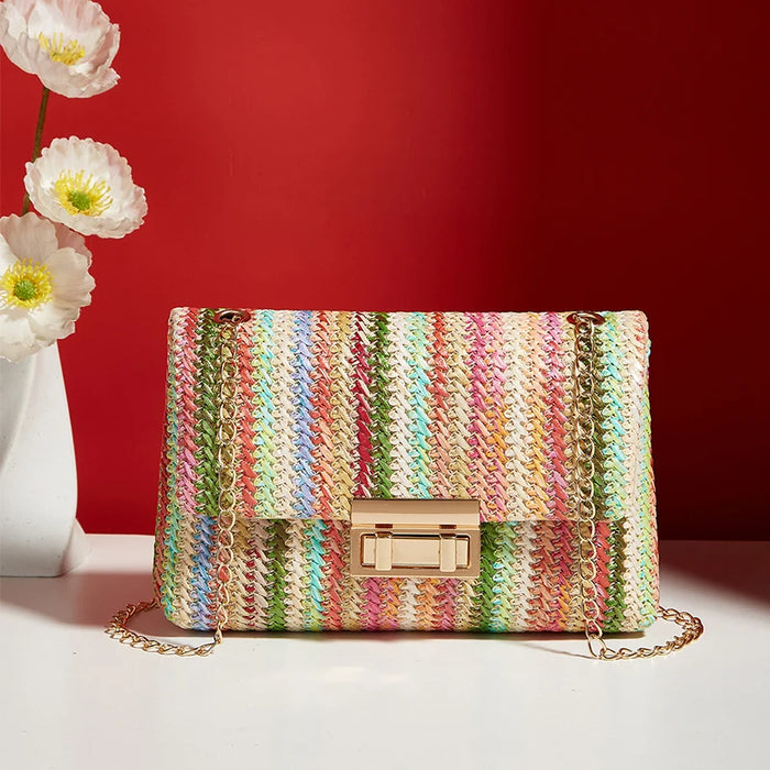 Crossbody Straw Bag beach