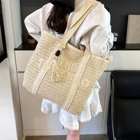 French Straw Tote Bag summer