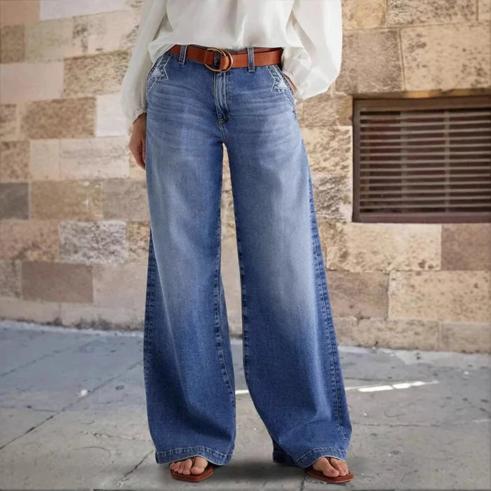 High Waisted Wide Leg Jeans