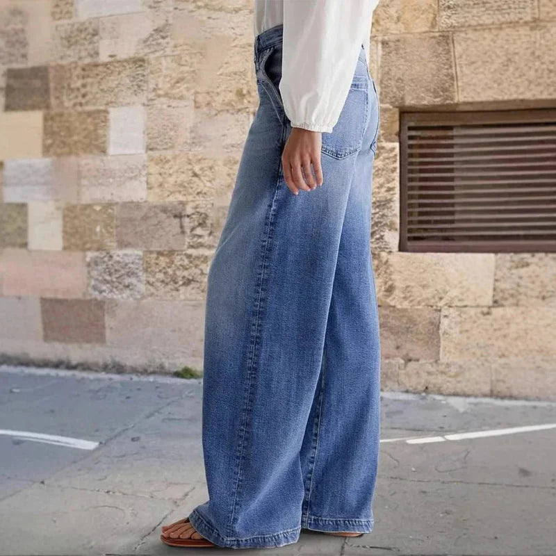 Jeans High Waisted Wide Leg