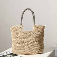 Large Straw Tote Bag