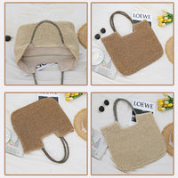Large Straw Tote Bag