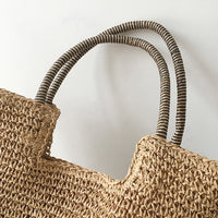 Large Straw Tote Bag beach summer