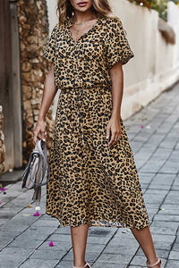 Leopard Midi Dress 