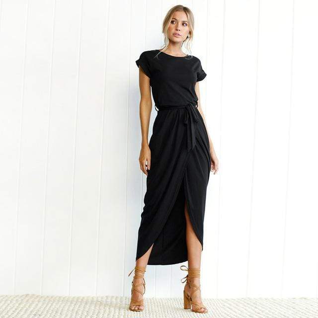 Long maxi dress with Split2