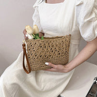 Natural Straw Crossbody Bag summer