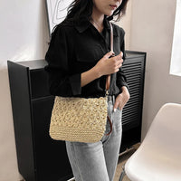 Natural Straw Crossbody handbag