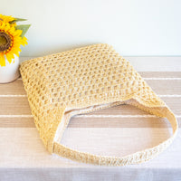Natural Straw Tote Bag