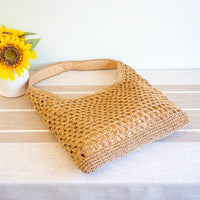 Natural Straw Tote Bag