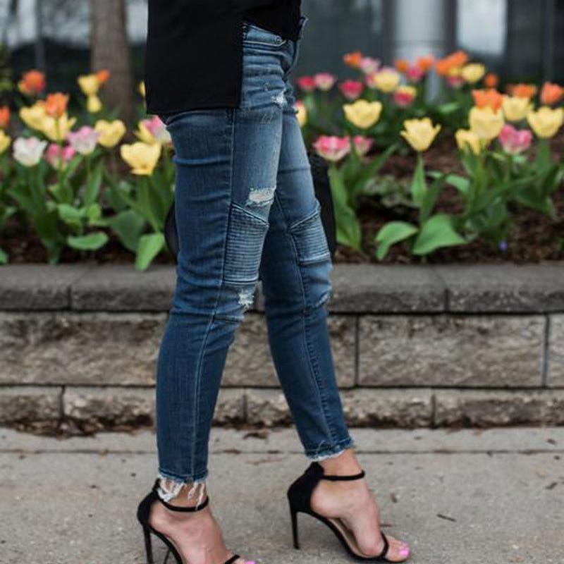 Ripped Denim Jeans