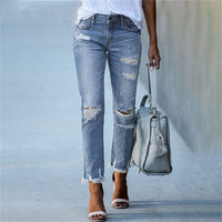 Ripped Jeans Light Wash