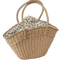 Boho Straw Beach Bag Tote