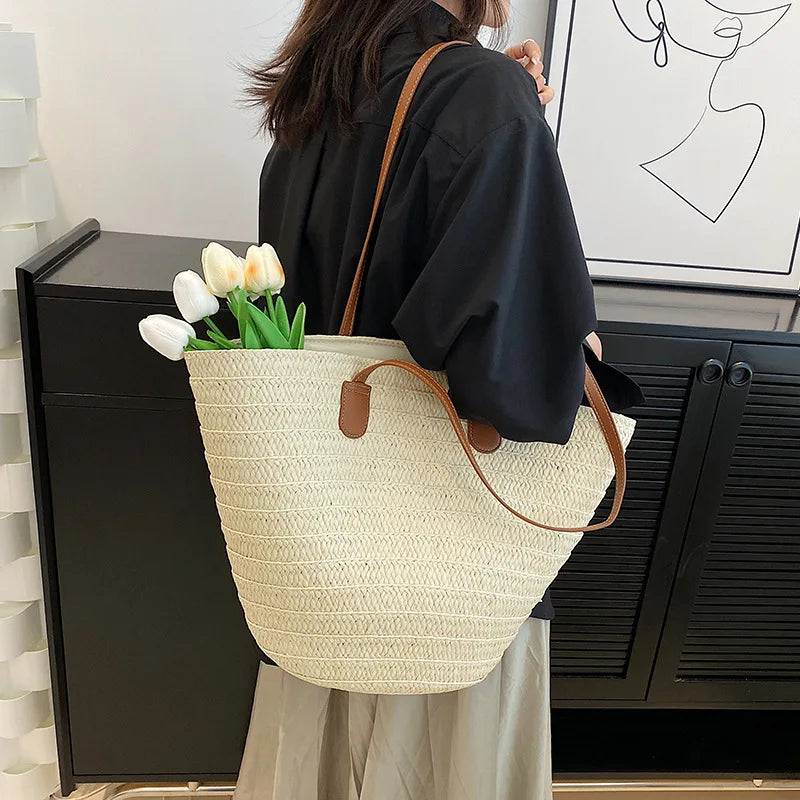 Straw Tote Bag For Women