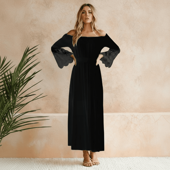 Sexy Boho dress Black