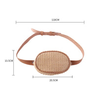 Small Straw Crossbody Bag
