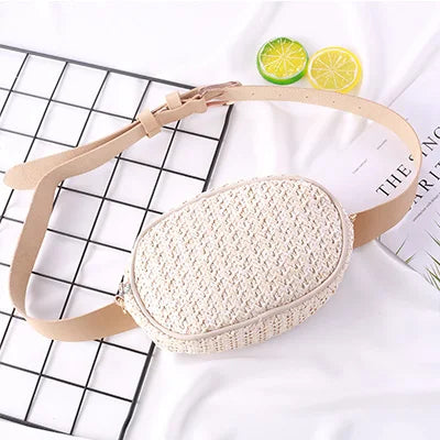 Small Straw Crossbody Bag