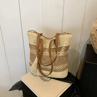 Small Straw Tote Bag
