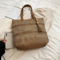 Small Straw Tote Bag