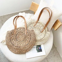 Straw Bag beige light