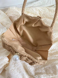 Straw Basket Handbag beach