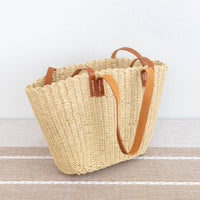 Straw Basket Tote Bag beach summer