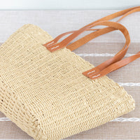 Straw Basket Tote purse