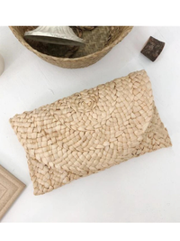 Straw Clutch Bag