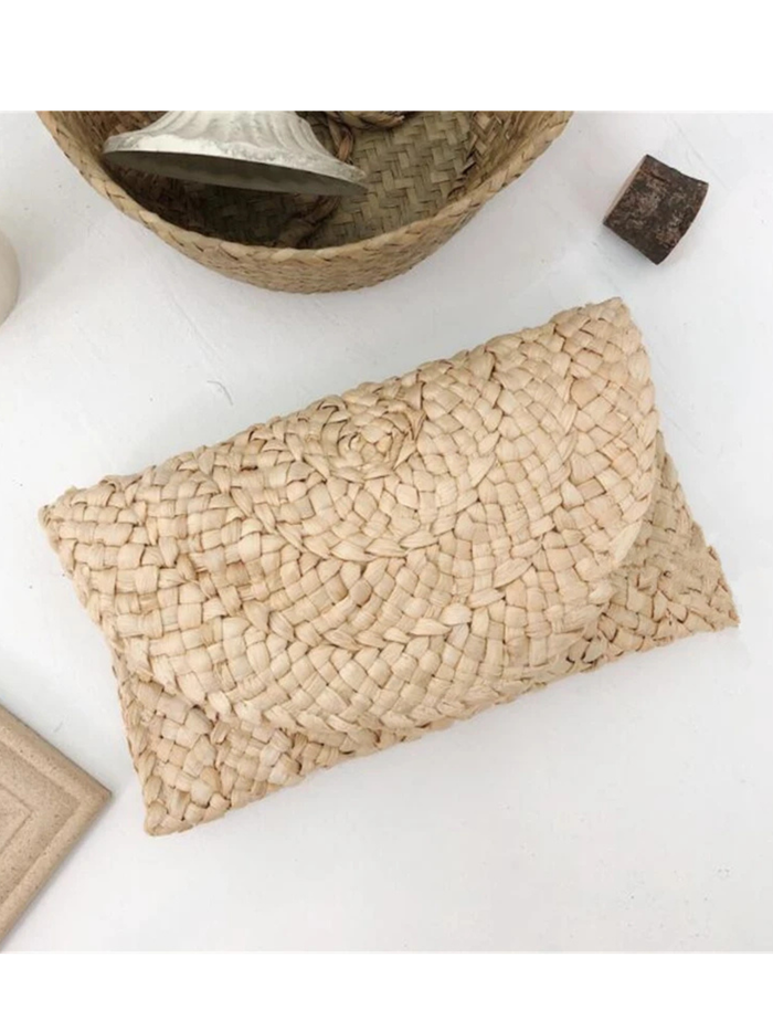 Straw Clutch Bag