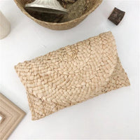 Straw Clutch Bag