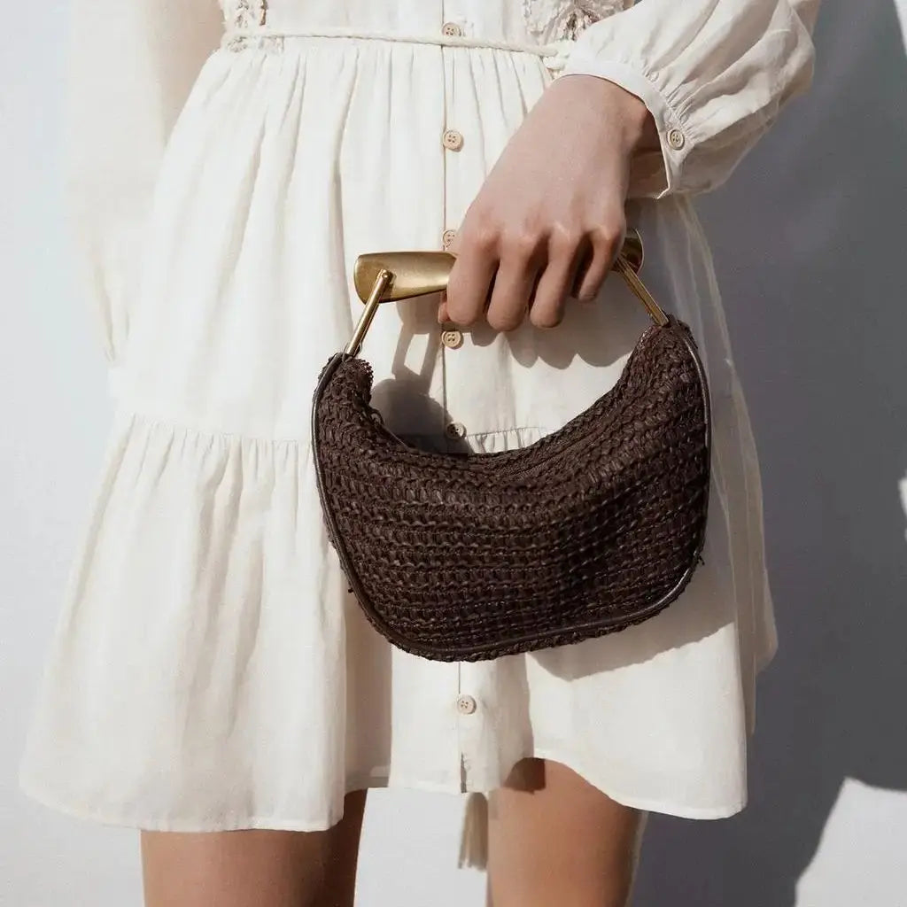 Straw Crossbody Purse
