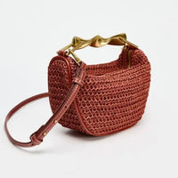 Straw Crossbody Purse