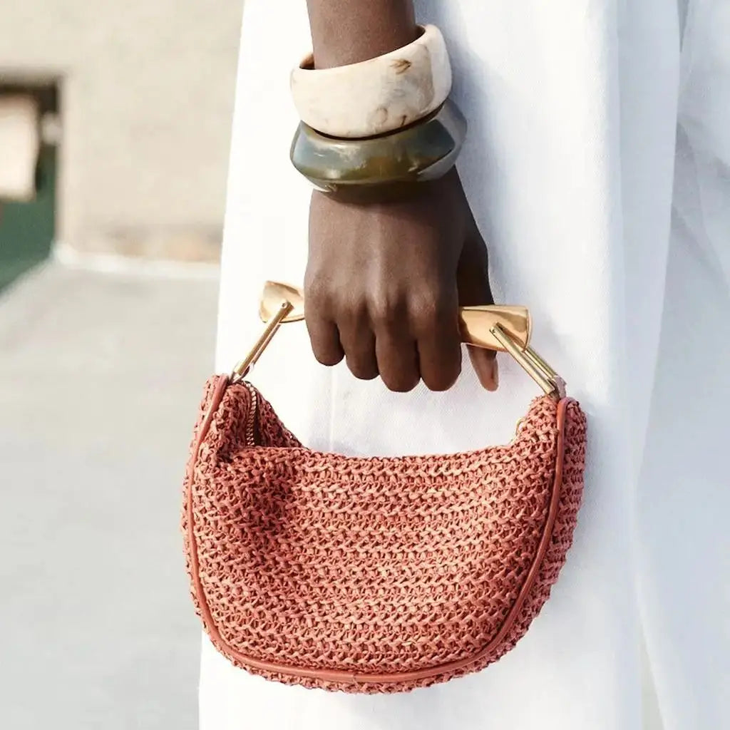 Straw Crossbody Purse
