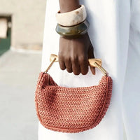 Straw Crossbody Purse