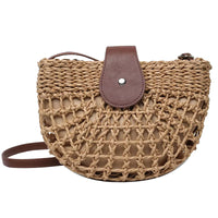 Straw Raffia Handbags brown