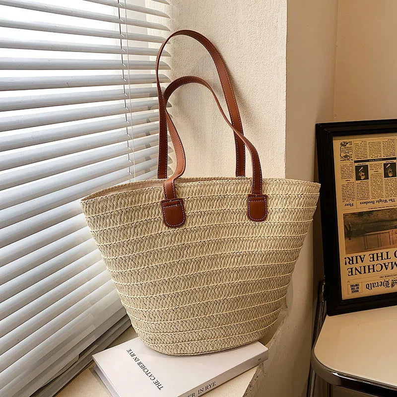 Straw Tote Bag For Women