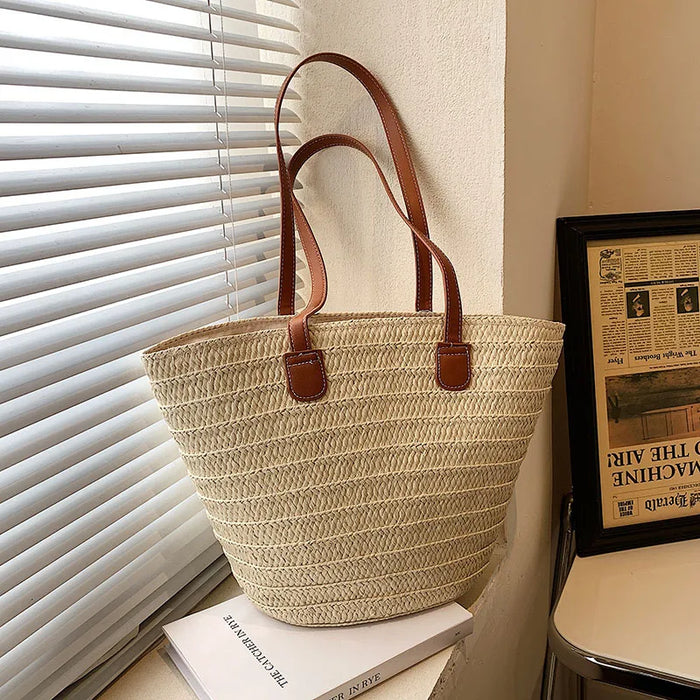 Straw Tote Bag For Women