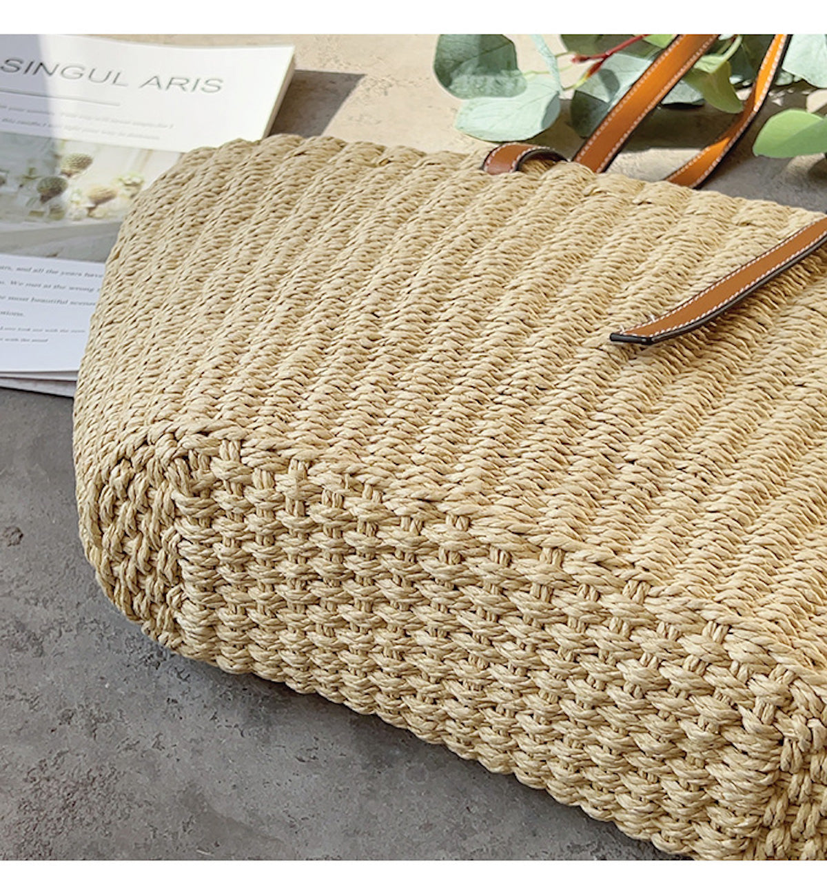 Straw Tote Shoulder Bag summer