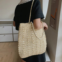 Straw Woven Handbag purse