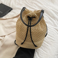 Summer Straw Crossbody Bag
