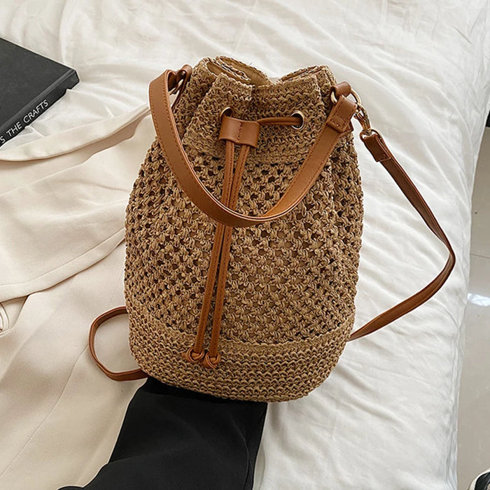 Summer Straw Crossbody Bags