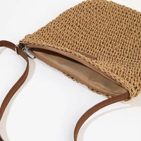 Summer Straw Handbag BROWN