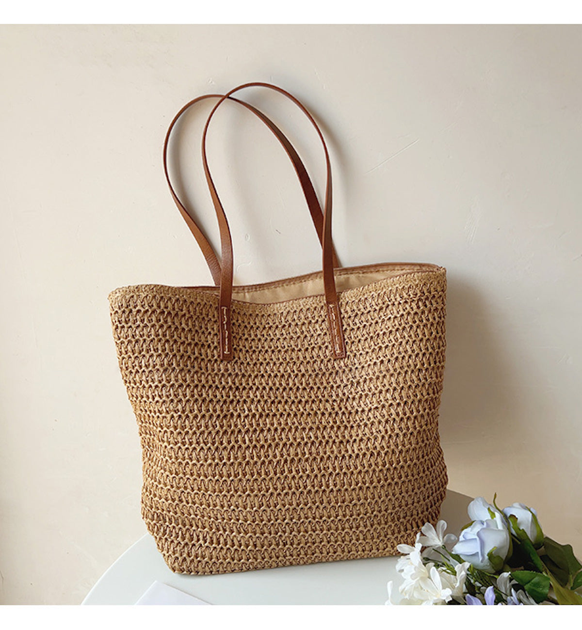 Summer Straw Tote Bags