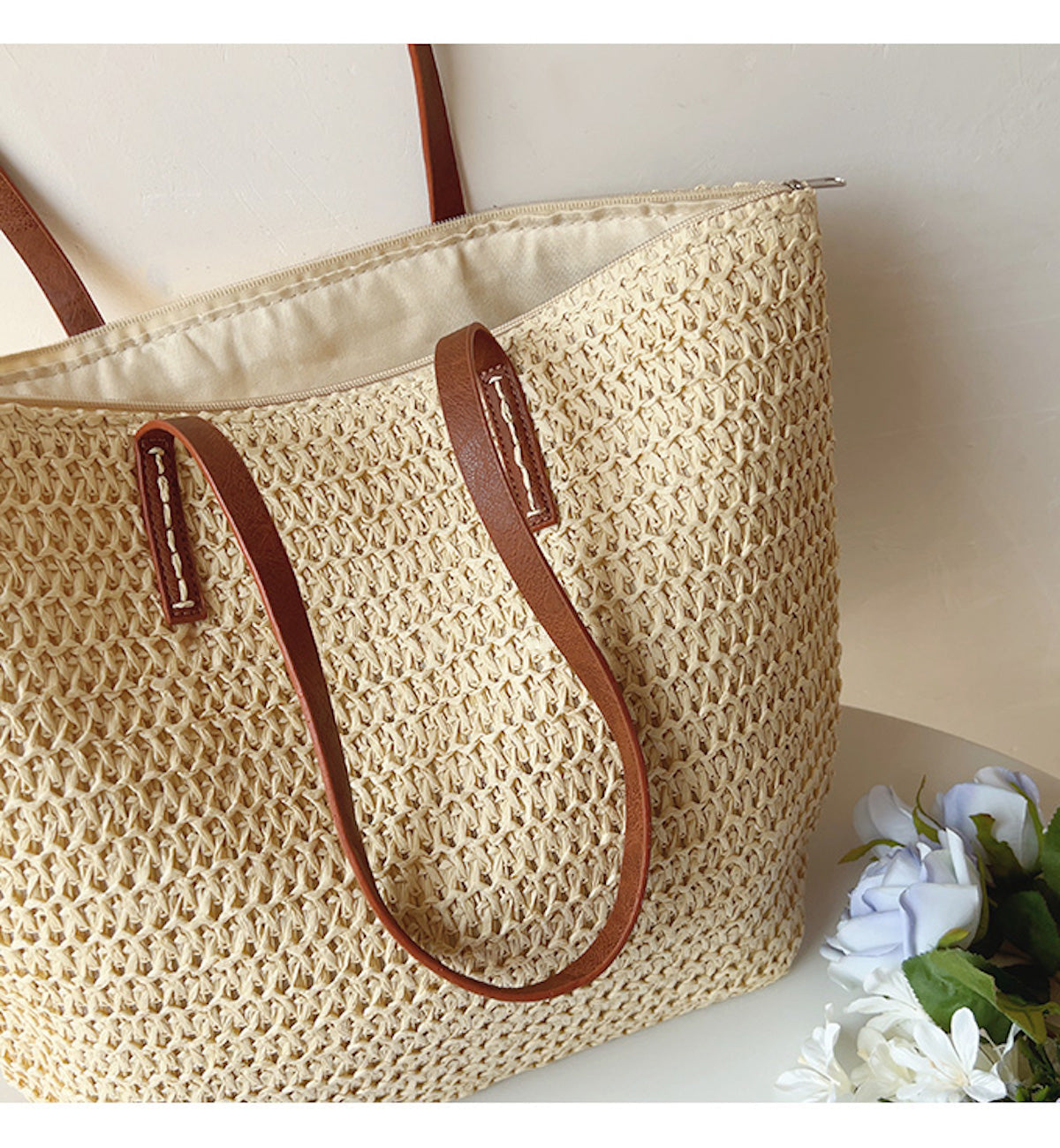 Summer Straw Tote Bags